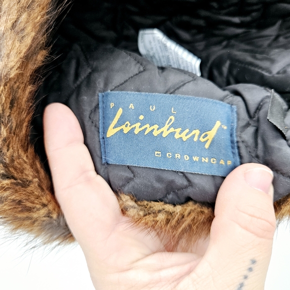 PAUL LEINBURD by CROWNCAP |  muskrat fur & wool blend trapper winter hat - Picture 8 of 13